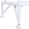 image:imageConvenience Concepts Xtra Storage 4 Tier Folding Metal Shelf BlackWhite