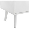 image:imageConvenience Concepts Xtra Storage Cube Organizer Sideboard Console Table with Shelves and MagneticClose Cabinets  for Living Room Office Closet Kitchen 3525 L x 115 W x 2975 H WhiteWhite