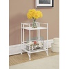 image:imageConvenience Concepts Xtra Storage Shelves  2 Tier Folding Metal Organizer Shelf for Office Closet Laundry Room Garage Kitchen Bathroom amp Bedroom No Tools Assembly WhiteWhite