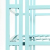 image:imageConvenience Concepts Xtra Storage Shelves  5Tier Folding Metal Storage Shelves Closet Organizer for Office Laundry Room Bedroom Garage Kitchen Bathroom WhiteSeafoam