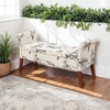 image:imageDesigns4Comfort Garbo Entryway Storage BenchBotanical Print Canvas