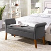 image:imageDesigns4Comfort Garbo Entryway Storage BenchSoft Gray
