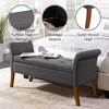 image:imageDesigns4Comfort Garbo Entryway Storage BenchSoft Gray