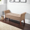 image:imageDesigns4Comfort Garbo Entryway Storage BenchTan Fabric