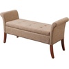 image:imageDesigns4Comfort Garbo Entryway Storage BenchTan Fabric