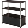 image:imageConvenience Concepts Designs2Go Highboy TV Stand with Storage Cabinets and Shelves for TVs up to 40 Inches CherryEspresso