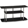 image:imageConvenience Concepts Designs2Go No Tools 46 inch 3 Tier Wide TV Stand BlackBlack