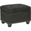Dark Charcoal Gray Fabric