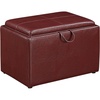 Burgundy Faux Leather