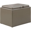 Gray Faux Leather