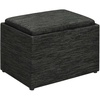 Dark Charcoal Gray Fabric
