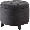 Dark Charcoal Gray Fabric