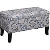 Gray Flora Fabric