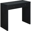image:imageConvenience Concepts Northfield 1 Drawer 36 inch Desk BlackBlack