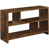 image:imageConvenience Concepts Northfield TV Stand Console with Shelves BarnwoodBarnwood