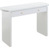 image:imageConvenience Concepts Weston Console Table 4725  Modern Contemporary Narrow Sofa Display Accent Vanity or Desk with Storage Drawers for Living Room Entryway Hallway amp Office WhiteWhite