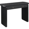 image:imageConvenience Concepts Weston Console Table 4725  Modern Contemporary Narrow Sofa Display Accent Vanity or Desk with Storage Drawers for Living Room Entryway Hallway amp Office WhiteBlack