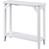 image:imageConvenience Concepts Winston Hall Table Weathered GrayWhite