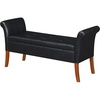 Black Faux Leather