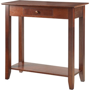 image:imageConvenience Concepts American Heritage 1 Drawer Hall Table with Shelf EspressoEspresso