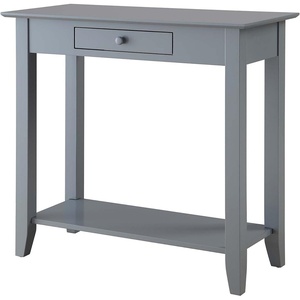 image:imageConvenience Concepts American Heritage Hall Table with Drawer and Shelf GrayGrey