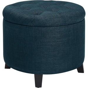 image:imageConvenience Concepts Designs4Comfort Storage Ottoman Dark Blue FabricDark Blue Fabric