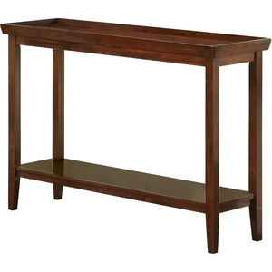 image:imageConvenience Concepts Ledgewood Console Table 48  Modern Narrow Sofa Display Accent with Storage Shelf for Transitional Traditional Living Room Entryway Hallway or Bedroom BlackEspresso