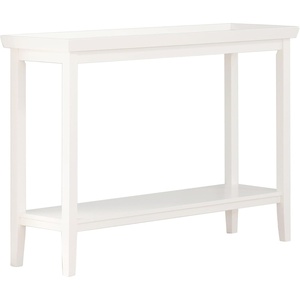 image:imageConvenience Concepts Ledgewood Console Table 48  Modern Narrow Sofa Display Accent with Storage Shelf for Transitional Traditional Living Room Entryway Hallway or Bedroom BlackWhite