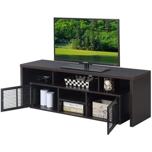 image:imageConvenience Concepts Lexington 65 inch TV Stand with Storage Cabinets and Shelves CherryEspresso
