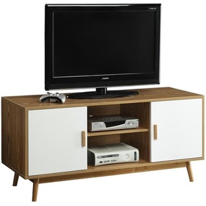 image:imageConvenience Concepts Oslo TV Stand Woodgrain  White