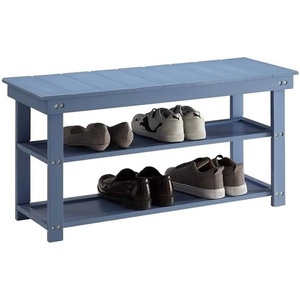 image:imageConvenience Concepts Oxford Utility Mudroom Bench BlackBlue