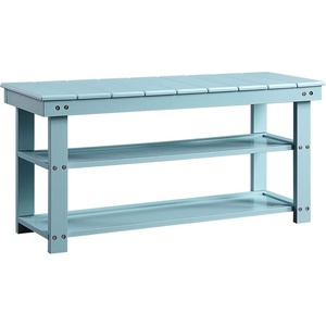 image:imageConvenience Concepts Oxford Utility Mudroom Bench BlackSea Foam