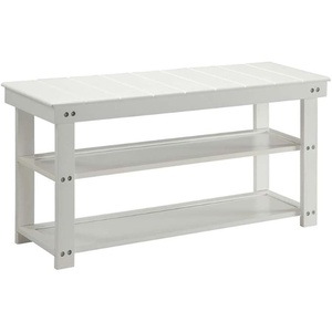 image:imageConvenience Concepts Oxford Utility Mudroom Bench BlackWhite