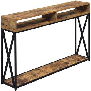 image:imageConvenience Concepts Tucson Deluxe 2 Tier Console Table SandstoneBarnwood