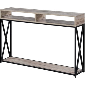 image:imageConvenience Concepts Tucson Deluxe 2 Tier Console Table SandstoneSandstone