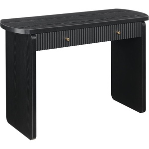 image:imageConvenience Concepts Weston Console Table 4725  Modern Contemporary Narrow Sofa Display Accent Vanity or Desk with Storage Drawers for Living Room Entryway Hallway amp Office WhiteBlack