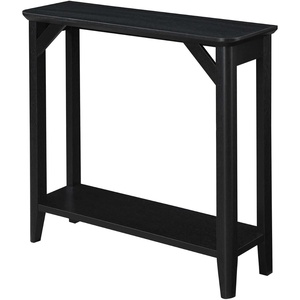 image:imageConvenience Concepts Winston Hall Table Weathered GrayBlack
