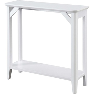 image:imageConvenience Concepts Winston Hall Table Weathered GrayWhite