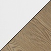 image:imageConvenience Concepts American Heritage 1Drawer End Table with Shelf DriftwoodWhiteDriftwoodWhite