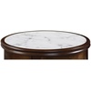 image:imageConvenience Concepts American Heritage Baldwin End Table with Drawer White Marble  EspressoEspresso