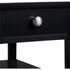 image:imageConvenience Concepts American Heritage Chairside End Table with USB Ports amp AC Outlet 1125  Living Room Accent with Storage Drawer amp Shelves Bedroom Nightstand with Charging Station NaturalBlack