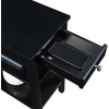 image:imageConvenience Concepts American Heritage Chairside End Table with USB Ports amp AC Outlet 1125  Living Room Accent with Storage Drawer amp Shelves Bedroom Nightstand with Charging Station NaturalBlack