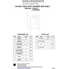image:imageConvenience Concepts American Heritage End Table with Drawer and Shelf BlackCherry