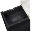 image:imageConvenience Concepts American Heritage Flip Top End Table with Charging Station and Shelf Faux BirchBlackFaux BirchBlack