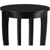 image:imageConvenience Concepts American Heritage Round End Table Driftwood  WhiteBlack