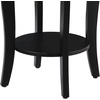 image:imageConvenience Concepts American Heritage Round End Table Driftwood  WhiteBlack