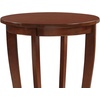 image:imageConvenience Concepts American Heritage Round End Table Driftwood  WhiteEspresso