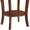 image:imageConvenience Concepts American Heritage Round End Table Driftwood  WhiteEspresso