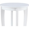 image:imageConvenience Concepts American Heritage Round End Table Driftwood  WhiteWhite