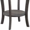 image:imageConvenience Concepts American Heritage Round End Table Driftwood  WhiteWirebrush Dark Gray